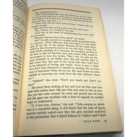 Goat Song by Frank Yarby Ancient Greece Novel HCDJ 1967 Book Club Edition - Picture 5 of 12